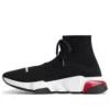 Adidași cu șireturi Speed 1.0 „Negru-Alb cu talpă transparentă roșie” 617217W05GG1014