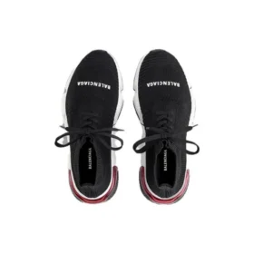 Adidași cu șireturi Speed 1.0 „Negru-Alb cu talpă transparentă roșie” 617217W05GG1014