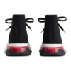 Adidași cu șireturi Speed 1.0 „Negru-Alb cu talpă transparentă roșie” 617217W05GG1014