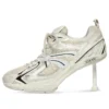 Adidași cu pantofi cu toc X-Pander „White” 669046W2RC19010