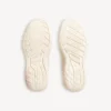 Adidași cu platformă din piele de căprioară pentru femei, model „Hamptons”, în nuanțe de bej/negru