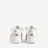 Adidași cu platformă „Hamptons” pentru femei, de culoare albă