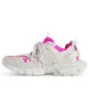 Adidași de alergare cu Șosete „Tricot și nailon alb și roz neon” 736328W3SKC9055