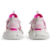 Adidași de alergare cu Șosete „Tricot și nailon alb și roz neon” 736328W3SKC9055