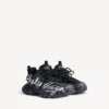 Adidași de alergare pentru bărbați, model „Track Signature”, în culorile negru/alb