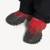 Adidași de alergare pentru bărbați în nuanțe degradate, roșu/negru