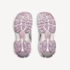 Adidași de alergare pentru femei cu sclipici, în culorile alb/lila/roz