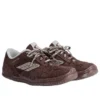 Adidași din piele de căprioară Hamptons „Dark Brown Grey” 841765WHPSU2290WHITE