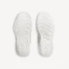 Adidași din piele de căprioară pentru bărbați, model „Hamptons”, în culorile alb murdar/negru