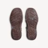 Adidași din piele de căprioară pentru bărbați, model „Hamptons”, în nuanțe de maro închis/gri