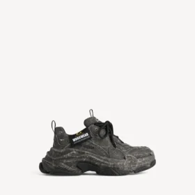 Adidași din pânză Triple S pentru bărbați, negri