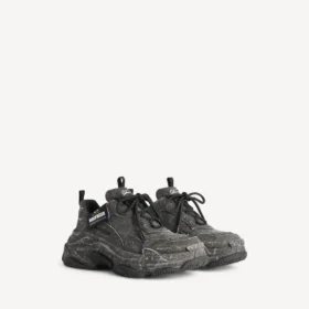 Adidași din pânză Triple S pentru bărbați, negri