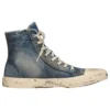 Adidași înalți Paris Sneaker „Blue Destroyed Denim and Rubber” 688756W3RCL4090