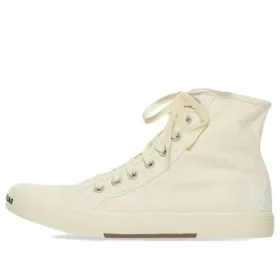 Adidași înalți Paris Sneaker „Bumbac alb distrus și talpă albă” 688752W3RC49090