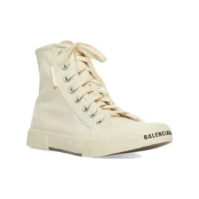 Adidași înalți Paris Sneaker „Bumbac alb distrus și talpă albă” 688752W3RC49090