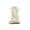 Adidași înalți Paris Sneaker „Bumbac alb distrus și cauciuc alb” 688756W3RC49090
