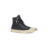 Adidași înalți Paris Sneaker „Bumbac distrus negru și cauciuc alb” 688752W3RC11090