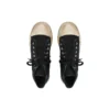 Adidași înalți Paris Sneaker „Bumbac negru distrus și cauciuc alb cu graffiti” 688752W3RR41099