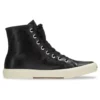 Adidași înalți Paris Sneaker „Piele neagră și cauciuc alb” 688756W3RCA1090
