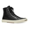 Adidași înalți Paris Sneaker „Piele neagră și cauciuc alb” 688756W3RCA1090