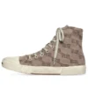 Adidași înalți Paris Sneaker „Tan BB Monogram Cotton and White Rubber” 688756W3RQ12298