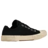Adidași Paris Low Top „Bumbac negru distrus și cauciuc alb” 688757W3RC21090