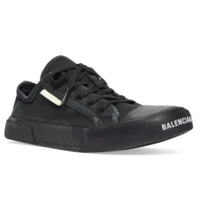 Adidași Paris Low Top „Bumbac negru distrus și cauciuc negru” 688754W3RP21010