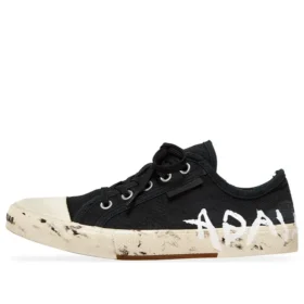 Adidași Paris Low Top Graffiti „Bumbac distrus alb-negru” 688757W3RR51099