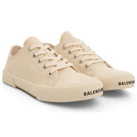 Adidași Paris Sneakerși cu talpă joasă „Bumbac alb și cauciuc alb” 688757W3RCB9090