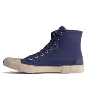Adidași Paris Sneakerși cu talpă joasă „Bumbac indigo distrus și cauciuc alb” 688752W3RC14990