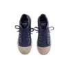 Adidași Paris Sneakerși cu talpă joasă „Bumbac indigo distrus și cauciuc alb” 688752W3RC14990