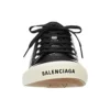 Adidași Paris Sneakerși cu talpă joasă „Bumbac negru distrus și cauciuc alb” 688754W3RCB1090