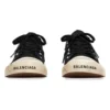 Adidași Paris Sneakerși cu talpă joasă „Bumbac negru distrus și cauciuc alb cu graffiti” 688754W3RR51099
