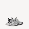 Adidași pentru bărbați 3XL cu efect de gradient în negru/gri/alb
