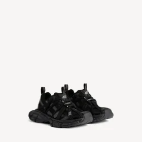Adidași pentru bărbați 3XL cu șireturi extreme, model B, negri Adidași pentru bărbați 3XL cu șireturi extreme, model B, negri