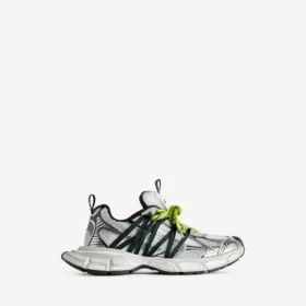 Adidași pentru bărbați 3XL cu șireturi încrucișate, în culorile gri/galben neon Adidași pentru bărbați 3XL cu șireturi încrucișate, în culorile gri/galben neon