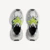 Adidași pentru bărbați 3XL cu șireturi încrucișate, în culorile gri/galben neon