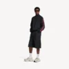 Adidași pentru bărbați 3XL cu pandantive în culorile alb/galben/argintiu/negru