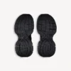 Adidași pentru femei 3XL cu talismane, negru/argintiu