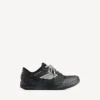 Adidași „Hamptons” pentru femei, cu aspect uzat, de culoare neagră