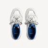 Adidași pentru bărbați model „Hamptons” cu aspect uzat, în culorile alb/albastru închis/gri