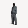 Adidași pentru bărbați Speed 2.0 cu talpă complet transparentă, din tricot reciclat, în negru/portocaliu