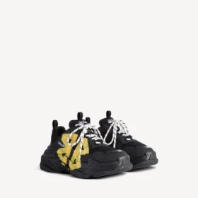 Adidași Triple S Tape Type pentru femei, negru/galben