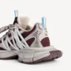 Adidași pentru femei 3XL cu design împletit, în culorile maro/bej/albastru