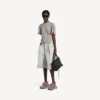 Adidași pentru femei 3XL cu efect de gradient și talismane, în culorile gri/roz