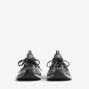 Adidași pentru femei 3XL în negru/argintiu