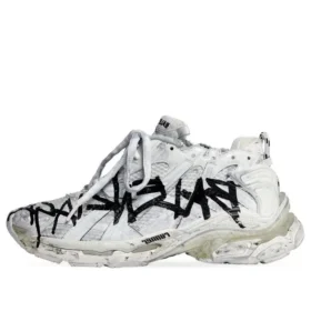 Adidași Runner Graffiti „Black and White Mesh and Nylon” 677403W3RBQ9010