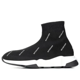 Adidași Speed 1.0 „Logo alb, monogramă, tricot negru” 597425W2DBF1015