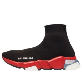 Adidași Speed 1.0 „Negru-roșu cu talpă transparentă albă” 607544W05GH1038