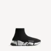 Adidași Speed 2.0 din tricot reciclat pentru bărbați, în negru/argintiu